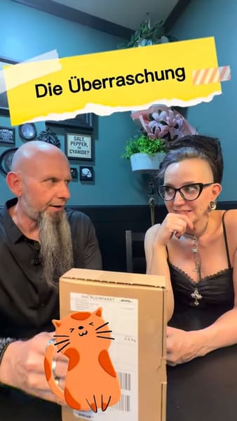 🎁 Im letzten Video hat Boris schon verraten, dass noch eine Überraschung auf mich wartet…

Heute ist endlich die Auflös