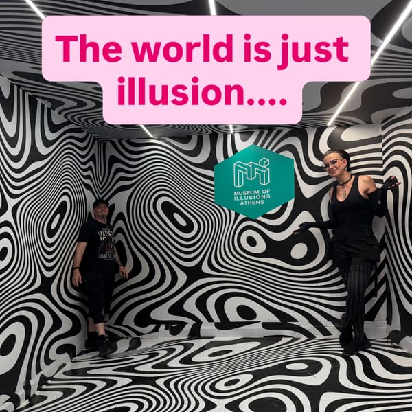Manchmal fragen wir uns, was eigentlich echt ist.

Im Museum der Illusionen verschwimmen Perspektiven, Größen verändern 